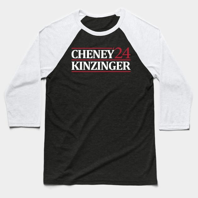 CHENEY KINZINGER 2024 Baseball T-Shirt by S-Log